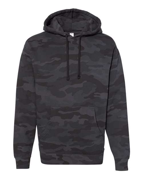 Independent Trading Co. IND4000 Midweight Hooded Sweatshirt - Unisex Cotton Polyester Hoodie