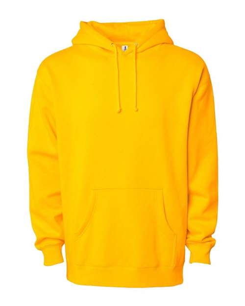 Independent Trading Co. IND4000 Midweight Hooded Sweatshirt - Unisex Pullover Hoodie 80/20 Cotton Blend
