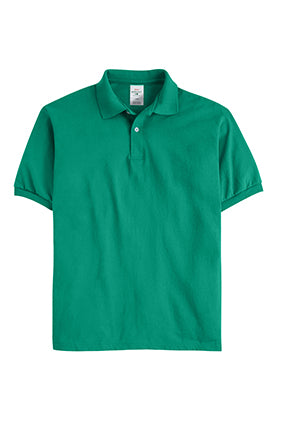 054X Hanes EcoSmart Jersey Polo Shirt