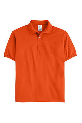 054X Hanes EcoSmart Jersey Polo Shirt