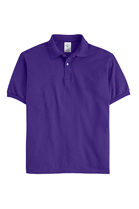 054X Hanes EcoSmart Jersey Polo Shirt