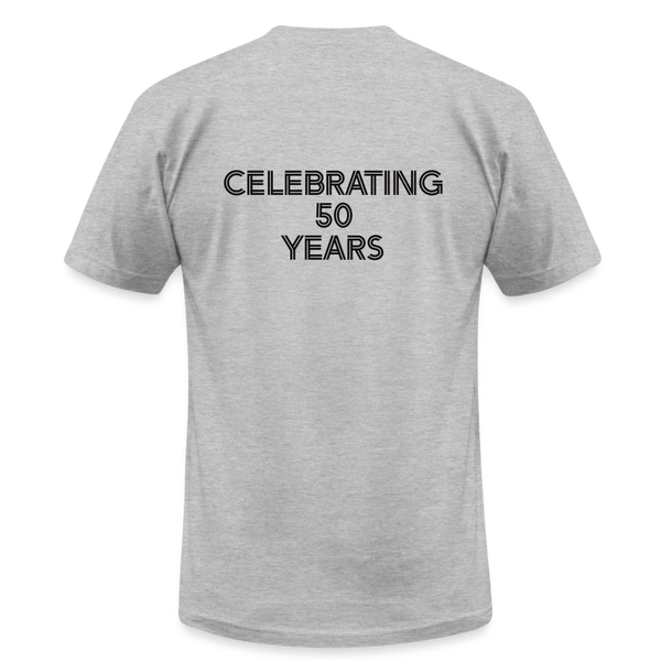 Snohomish County Public Defender Association 50th Anniversary Retro Shirt - heather gray