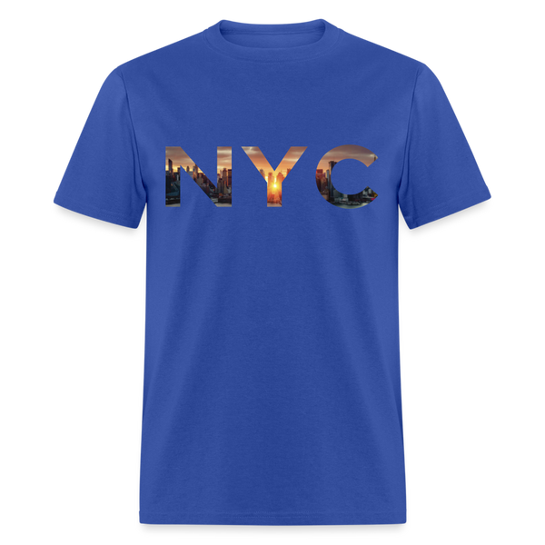 NYC Skyline - royal blue