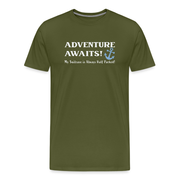 On Cruise Control: Adventure Awaits - olive green