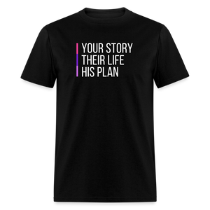 Parenthood Planned: Your Story, Their Life, His Plan Tee - black