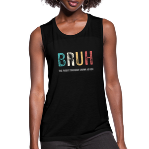 Adults Only: Bruh Tank - I used to be Mom - black