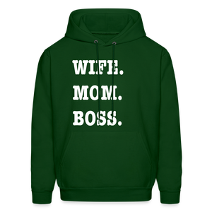 Adults Only: Wife. Mom. Boss - forest green