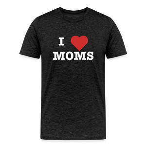 Adults Only: I Love Moms - charcoal grey