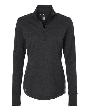 Adidas - Women's 3-Stripes Quarter-Zip Sweater - A555 Adidas