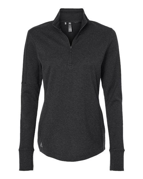 Adidas - Women's 3-Stripes Quarter-Zip Sweater - A555