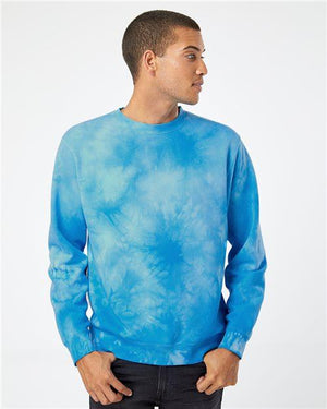 Independent Trading Co. - Midweight Tie-Dyed Crewneck Sweatshirt - PRM3500TD Independent Trading Co.