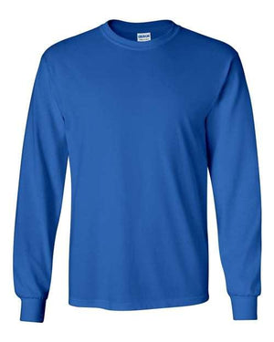 Gildan - Ultra Cotton® Long Sleeve T-Shirt - Royal - 2400 Gildan