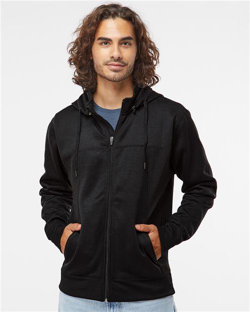 Independent Trading Co. - Poly-Tech Full-Zip Hooded Sweatshirt - EXP80PTZ
