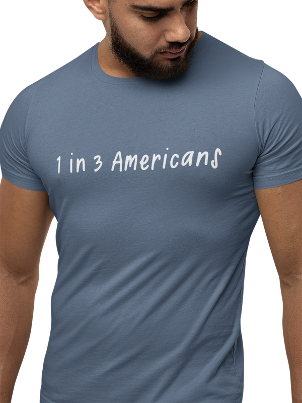 Y Label Me - 1 out of 3 Americans - Cotton Unisex Tee