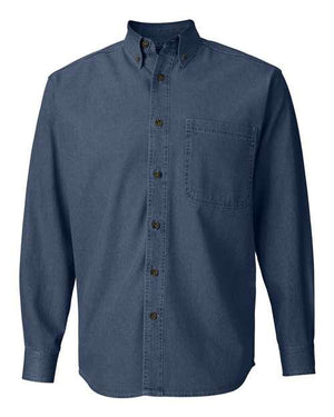 Sierra Pacific - Denim Long Sleeves Shirt Tall Sizes - 7211 Sierra Pacific