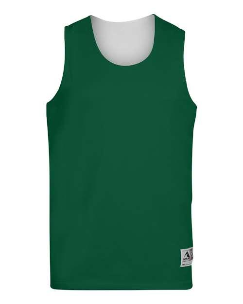 Augusta Sportswear - Reversible Wicking Tank Top - Dark Green/ White - 148