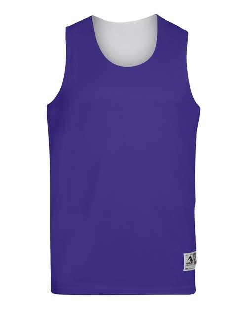 Augusta Sportswear - Reversible Wicking Tank Top - Purple/ White - 148