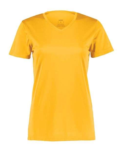 Augusta Sportswear - Women's Nexgen Wicking V-Neck T-Shirt - Gold - 1790