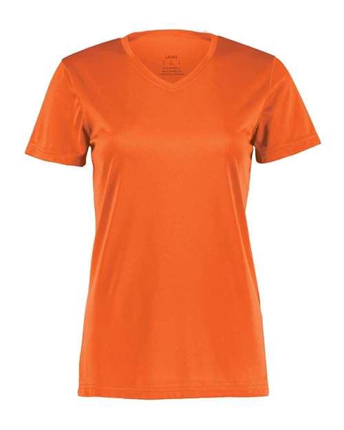 Augusta Sportswear - Women's Nexgen Wicking V-Neck T-Shirt - Orange - 1790