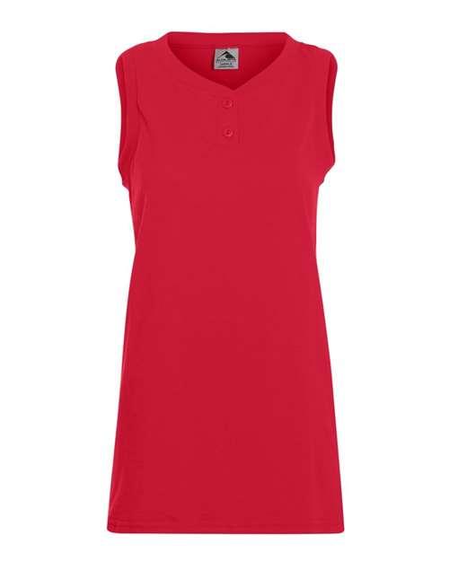 Augusta Sportswear - Women's Sleeveless Two Button Softball Jersey - 550