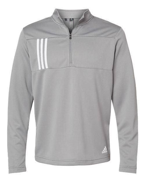 Adidas - 3-Stripes Double Knit Quarter-Zip Pullover - A482 Adidas