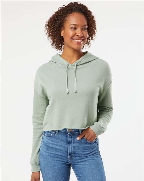Independent Trading Co. - Women’s Lightweight Crop Hooded Sweatshirt - AFX64CRP Independent Trading Co.