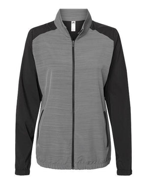 Adidas - Women's Heather Block Full-Zip Wind Jacket - A547