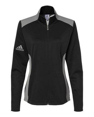 Adidas - Women's Textured Mixed Media Full-Zip Jacket - A529