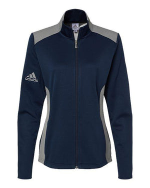 Adidas - Women's Textured Mixed Media Full-Zip Jacket - A529 Adidas