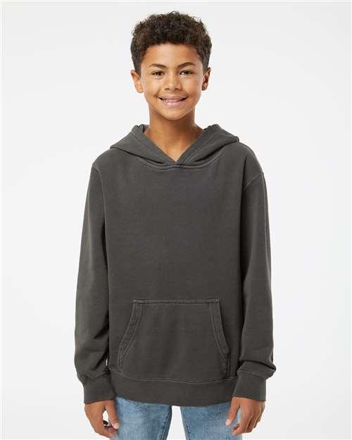 Independent Trading Co. - Youth Midweight Pigment-Dyed Hooded Sweatshirt - PRM1500Y