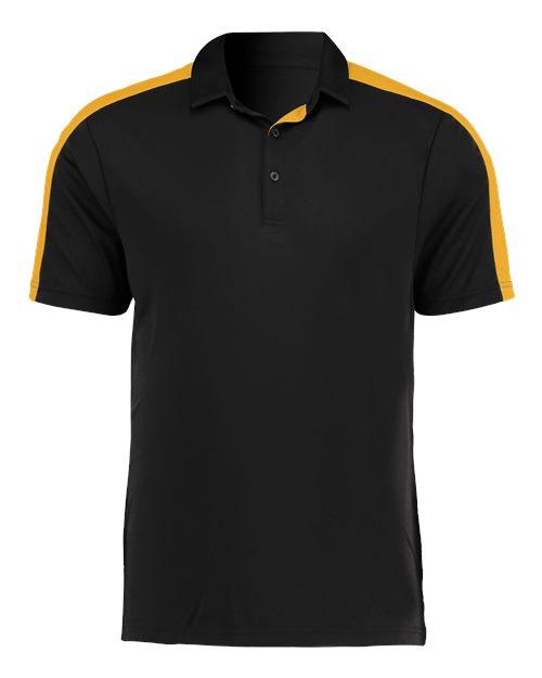 Augusta Sportswear - Two-Tone Vital Polo - Black/ Gold - 5028