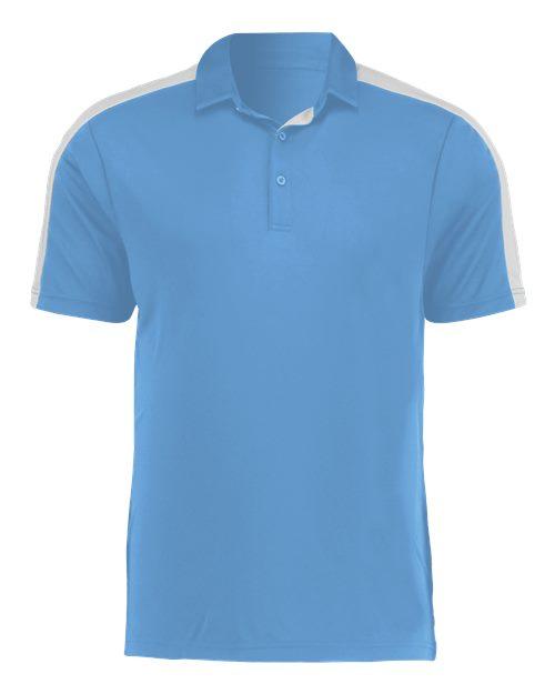 Augusta Sportswear - Two-Tone Vital Polo - Columbia Blue/ White - 5028