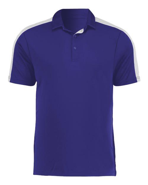 Augusta Sportswear - Two-Tone Vital Polo - Purple/ White - 5028