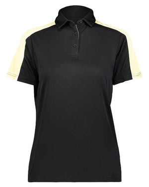 Augusta Sportswear - Women's Two-Tone Vital Polo - Black/ Vegas Gold - 5029 Augusta Sportswear