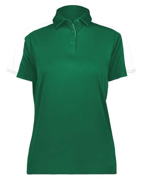 Augusta Sportswear - Women's Two-Tone Vital Polo - Dark Green/ White - 5029