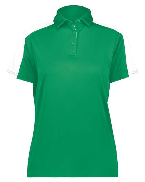 Augusta Sportswear - Women's Two-Tone Vital Polo - Kelly/ White - 5029 Augusta Sportswear