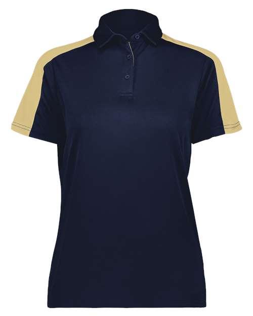 Augusta Sportswear - Women's Two-Tone Vital Polo - Navy/ Vegas Gold - 5029