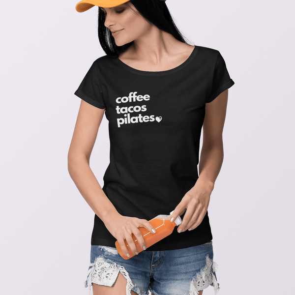 Coffee Tacos Pilates T-Shirt - Marisa In Motion