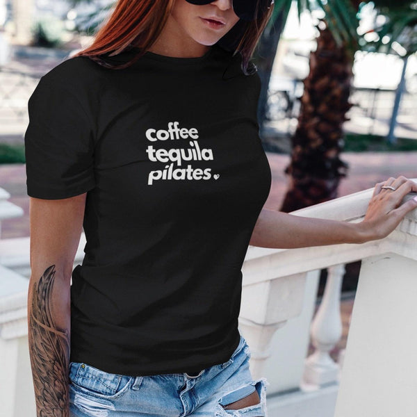 Coffee Tequila Pilates T-Shirt - Marisa In Motion