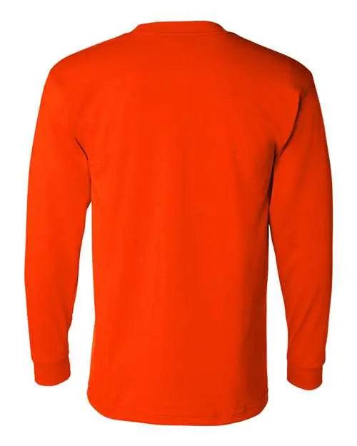 Bayside Made in USA Unisex 50/50 Long Sleeve with Pocket - 1730 - Breaking Free Industries