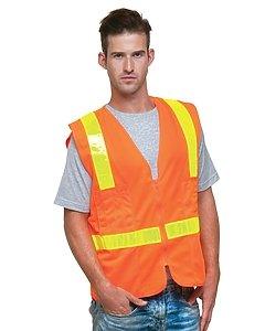 Bayside - USA-Made ANSI Solid Surveyor's Vest Class 2 - 3786 - Breaking Free Industries