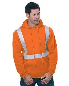 Bayside - USA-Made Hi-Visibility Hooded Pullover Fleece - 3796 - Breaking Free Industries