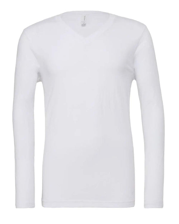 BELLA + CANVAS - Unisex Long Sleeve V-Neck T Shirt - 3425 - Breaking Free Industries