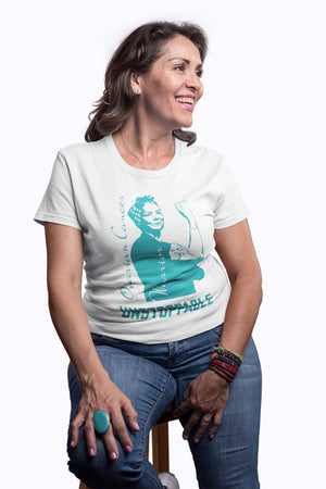 Clearity Foundation Teal Cotton Tee - Unstoppable - Breaking Free Industries