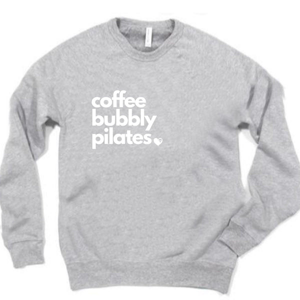 Coffee Bubbly Pilates Sweatshirt - Breaking Free Industries