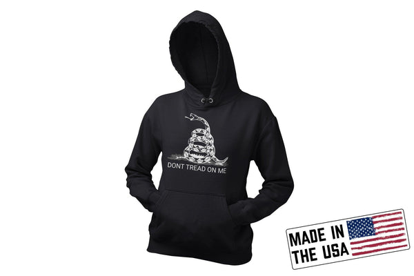 Dont Tread on Me Betsy Ross Garden Flag 9.5 oz Hoodie Made in the USA - Breaking Free Industries