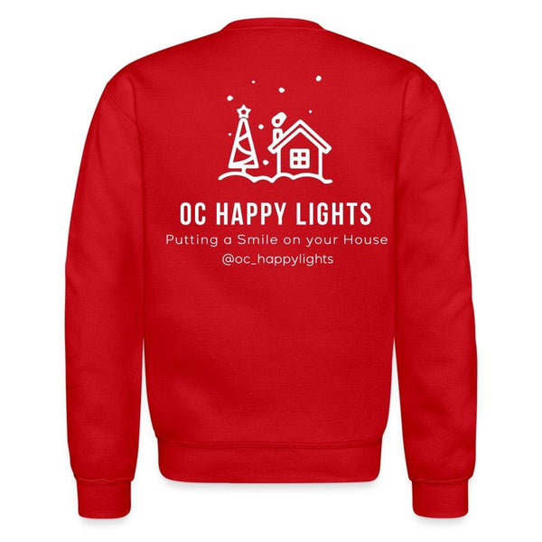 OC Happy Lights Crewneck Sweatshirt - Breaking Free Industries