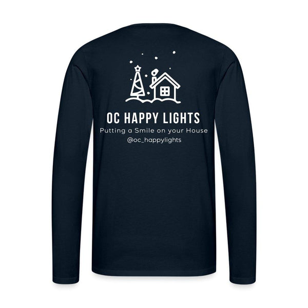 OC Happy Lights Long Sleeve Cotton Tee - Breaking Free Industries