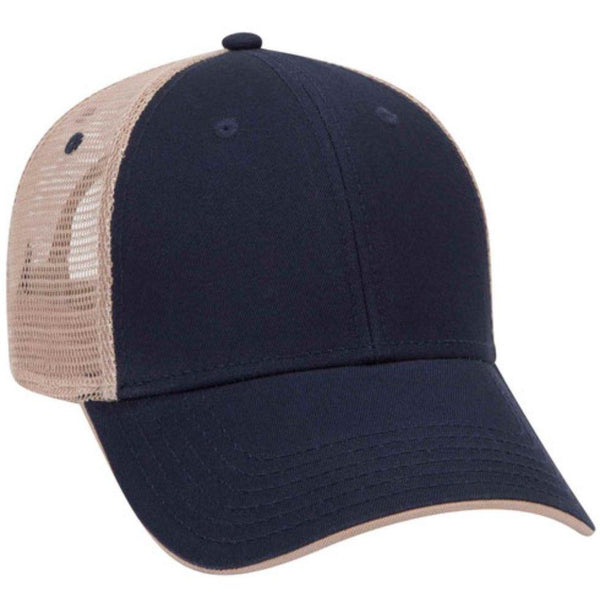 OTTO CAP 6 Panel Low Profile Mesh Back Trucker Hat - Breaking Free Industries