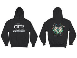 Prison Arts Collective Untitled (Butterfly) Hoodie - Breaking Free Industries